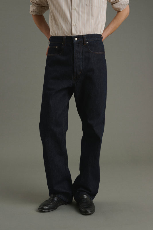 Tom jeans - Raw Blue Denim - Cotton - Men