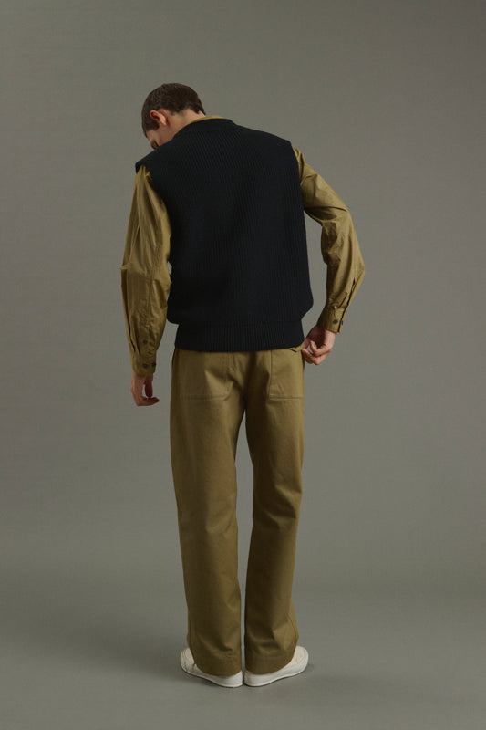Pullover Josh - Navy/Black - Wool - Men