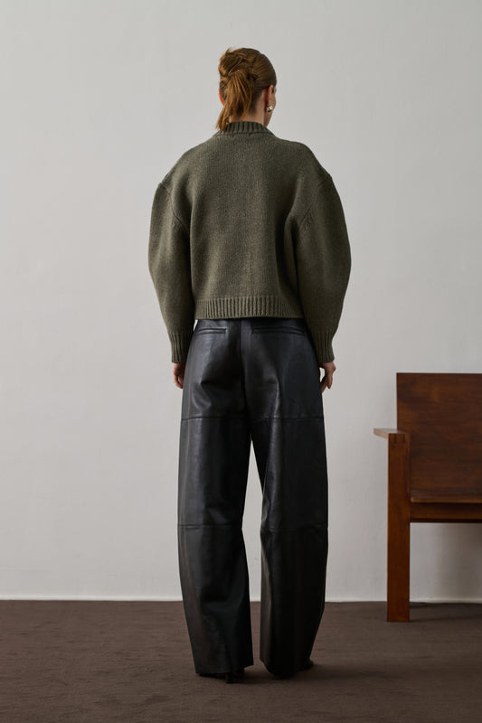 Cardigan Leonard - Gris Chiné - Laine - Femme