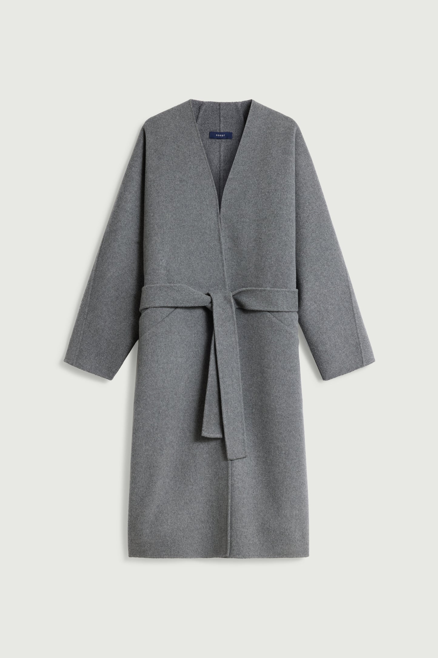 Harrow coat - Light Grey - Wool - Women