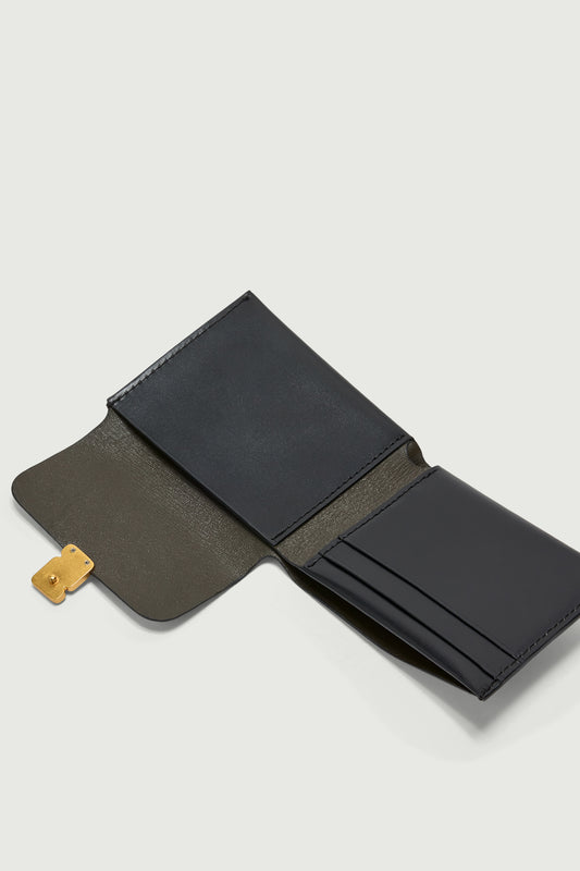 Maia Coin Purse - Black - Leather - Women
