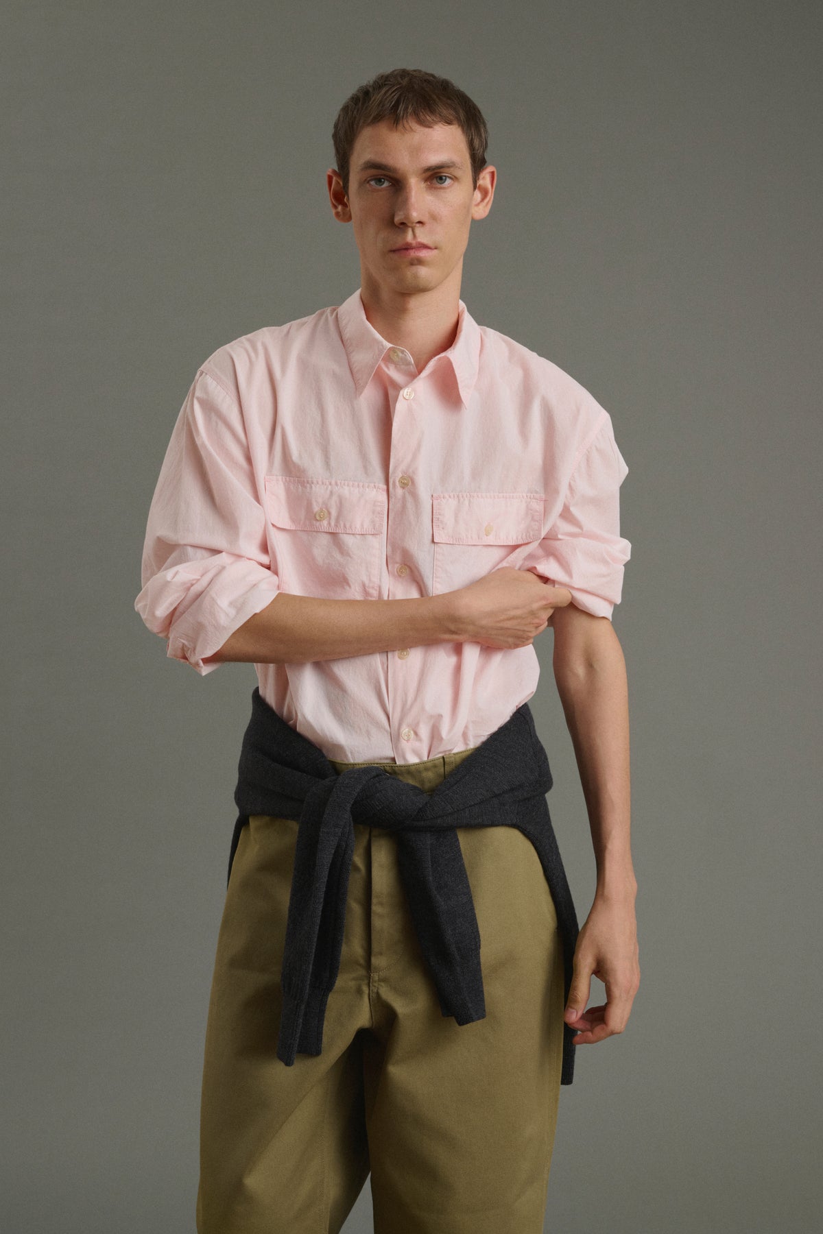 Shirt Isaac - Pale Pink - Cotton - Men