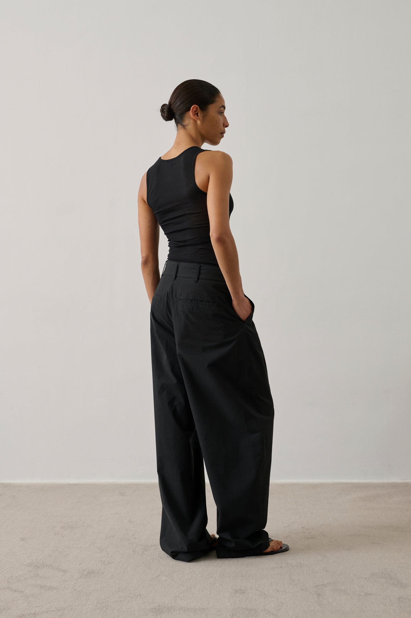 Pantalon Gaby - Noir - Coton - Femme