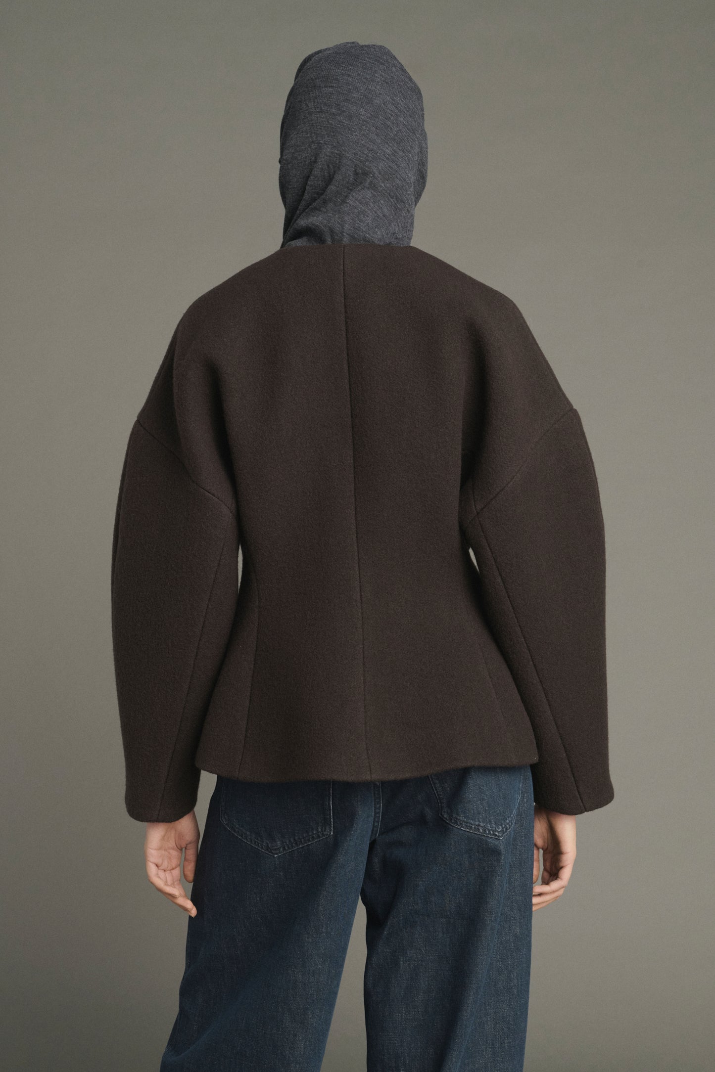 Lune collar - Anthracite Grey - Wool - Women