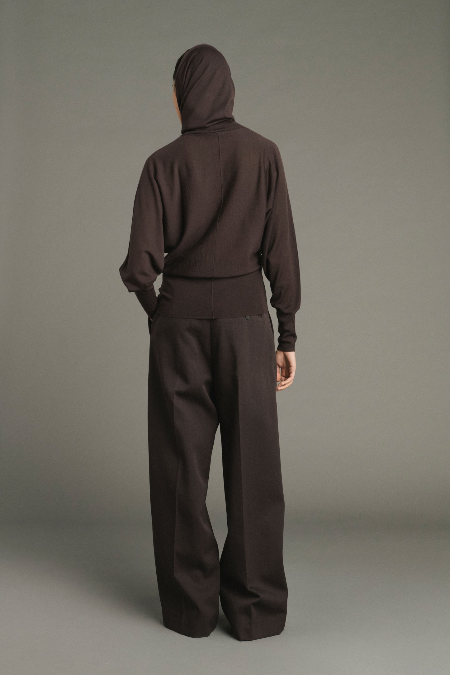 Pullover Lindsay - Chocolate - Merino Wool - Women