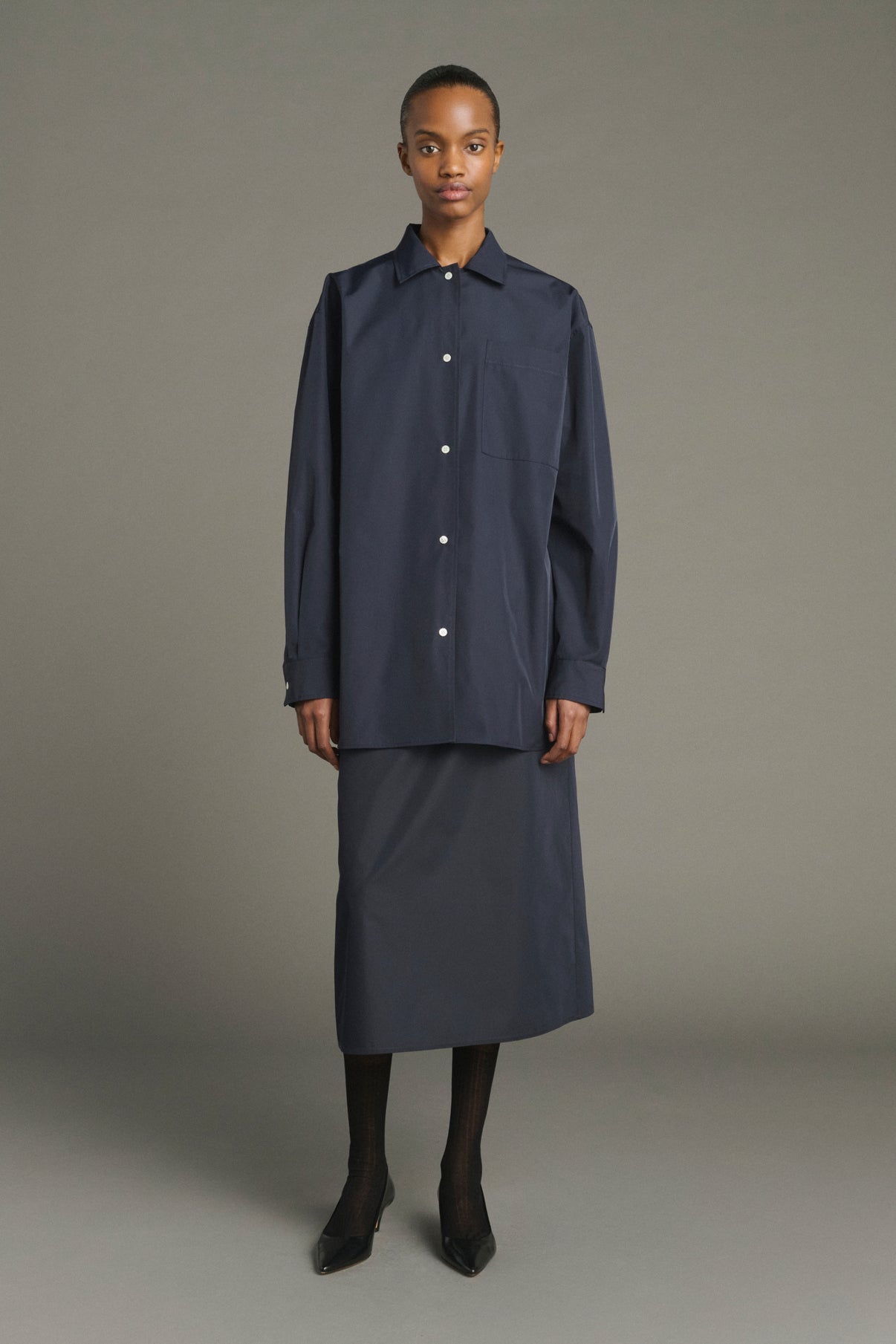 Kita Shirt - Navy - Women vue 2