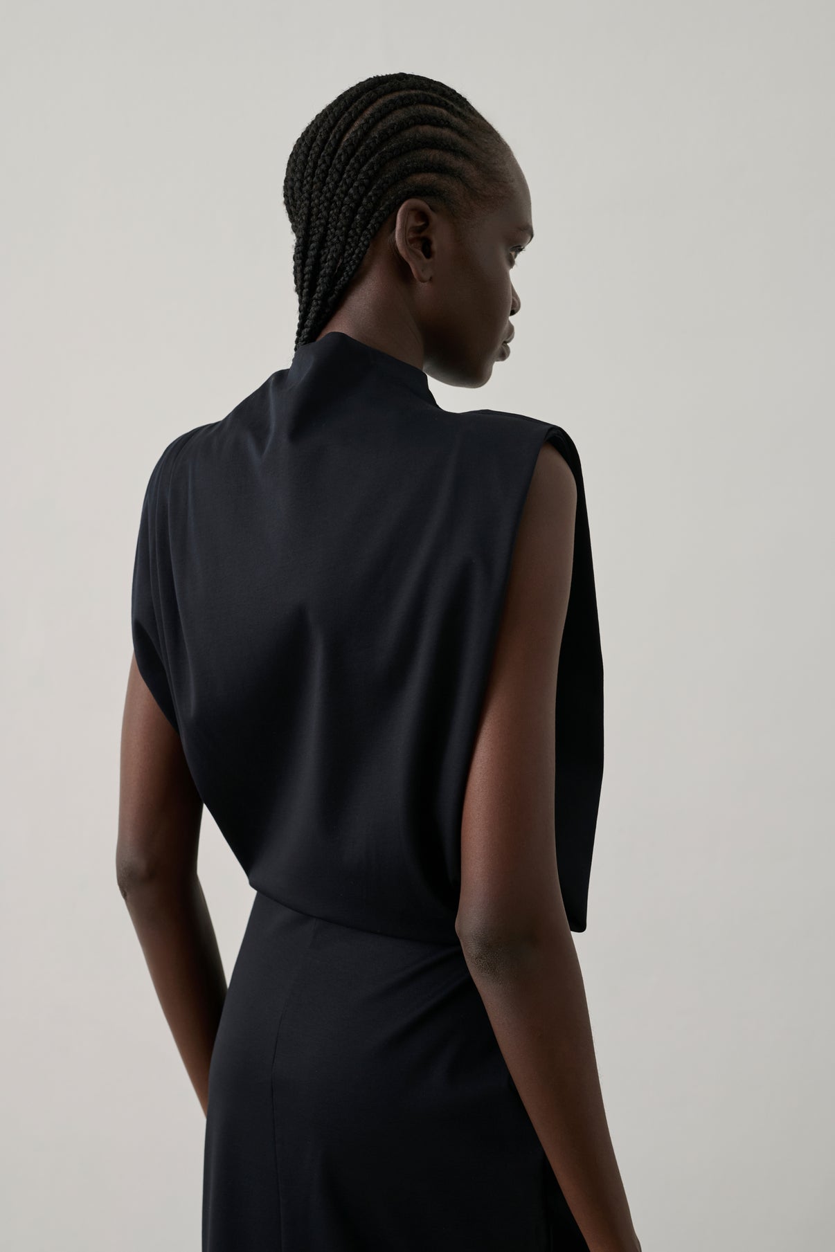 Gemma dress - Black - Cotton - Women vue 4