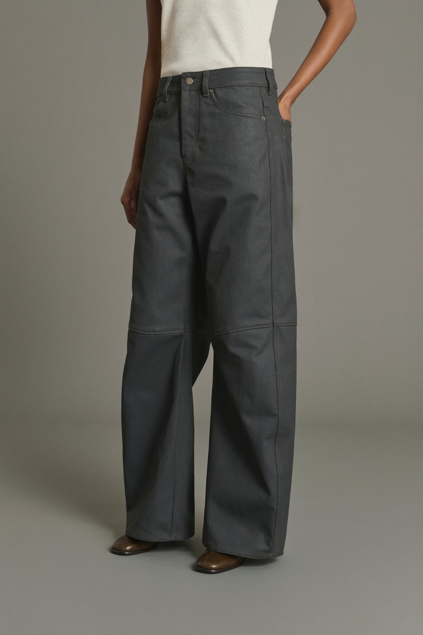Jeans Jackson - Grey - Cotton - Women