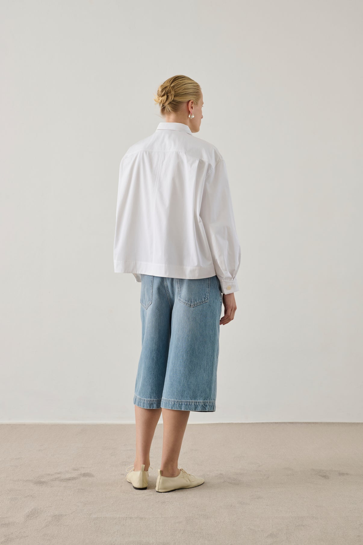 Bermuda shorts Francis - Light Blue - Women vue 5