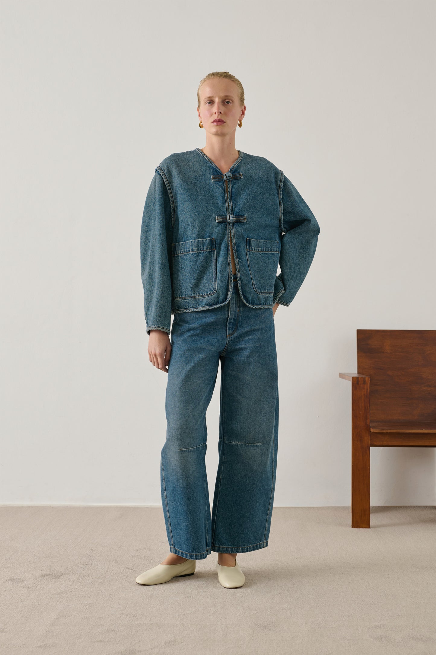 Jacket Agatha - Blue - Cotton - Women