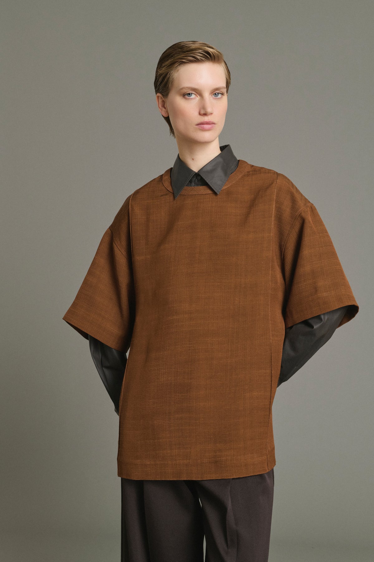 Lisa shirt - Caramel - Women vue 3