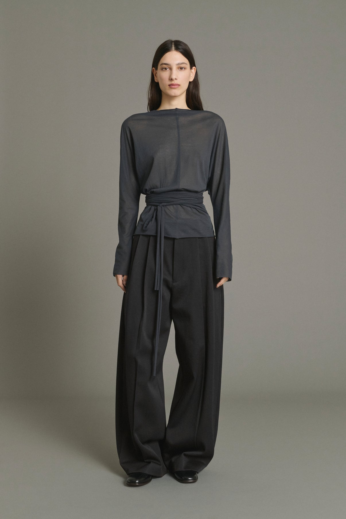 Luth T-Shirt - Anthracite Grey - Cotton - Women vue 3
