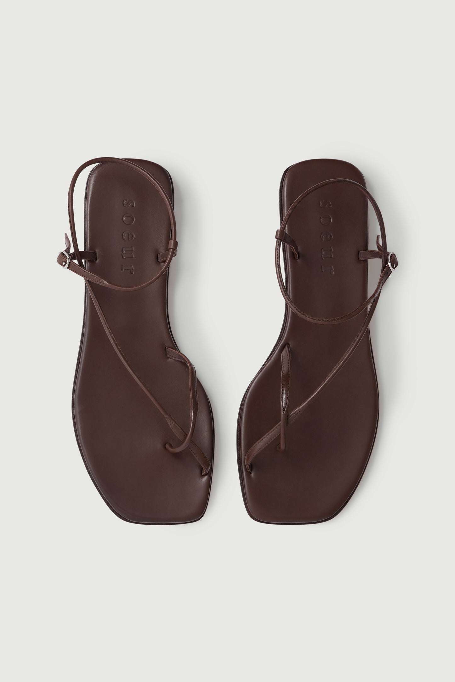 Sandales Rosalie - Marron - Cuir - Femme