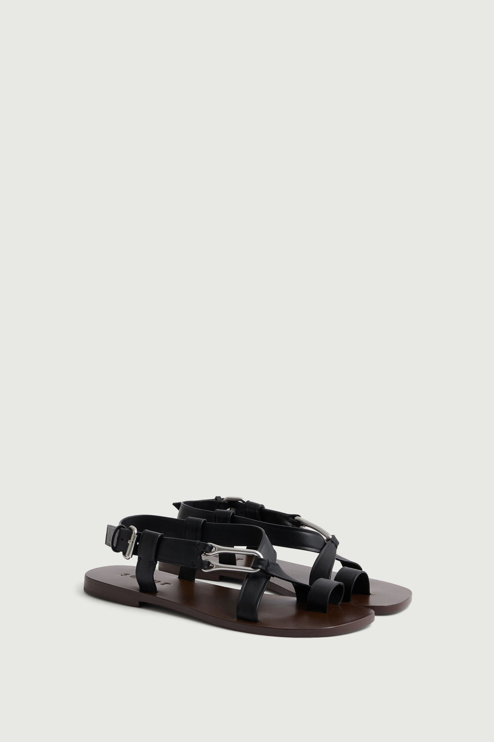 Cordoue sandals - Black - Leather - Women