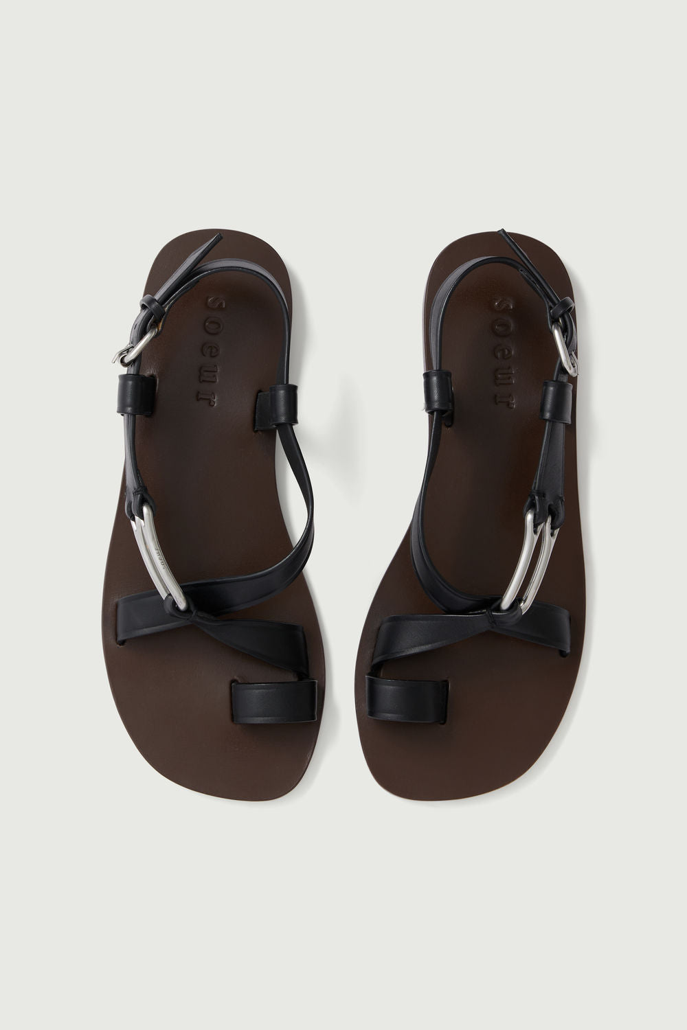 Cordoue sandals - Black - Leather - Women