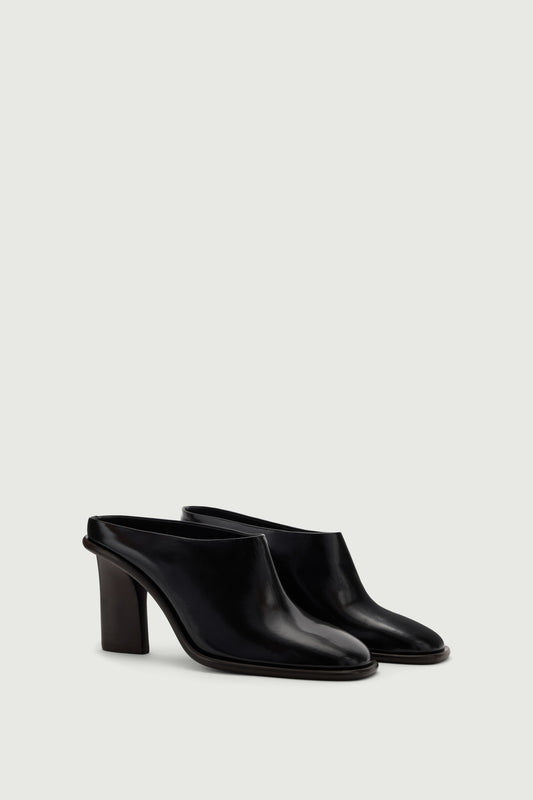 Elba mules - Black - Leather - Women