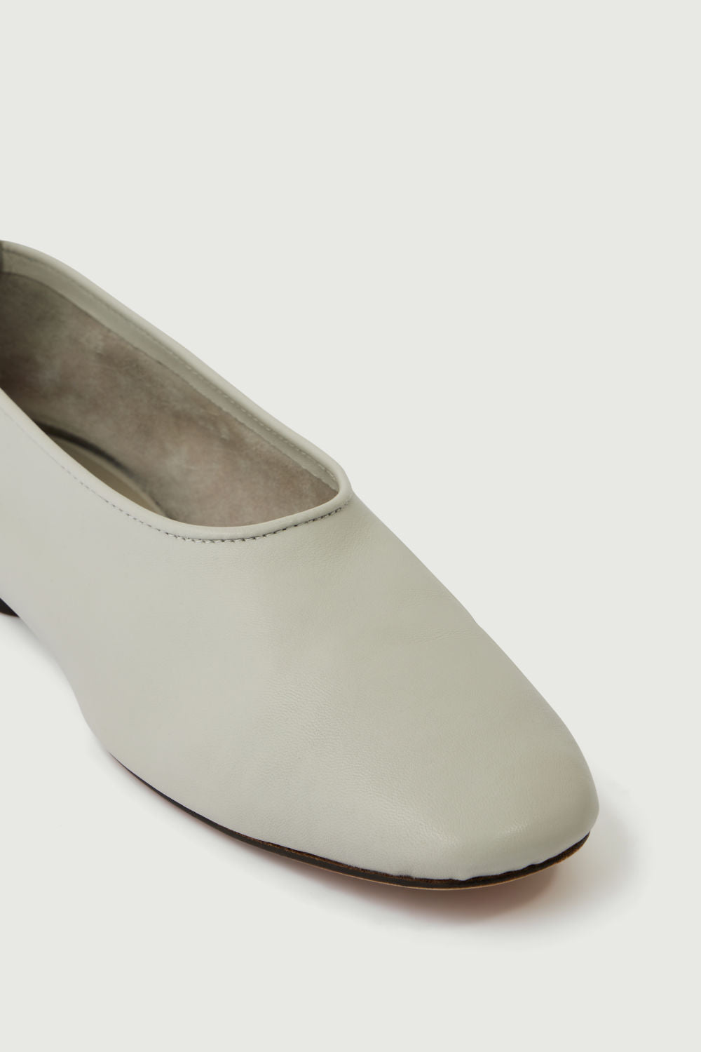 Bala Ballet Flats - Light Grey - Leather - Women vue 5