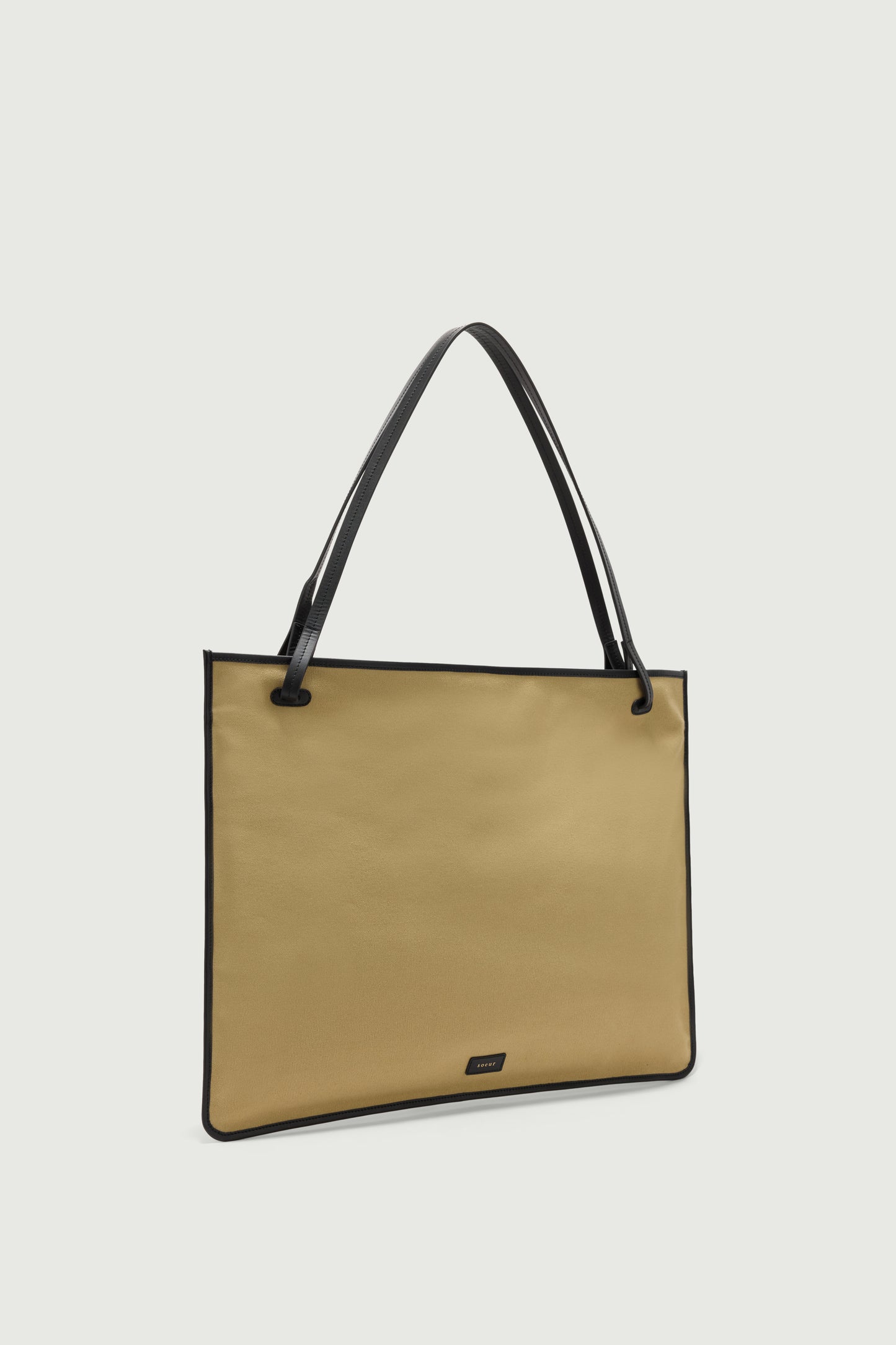 Darla tote bag - Beige/Black - Cotton - Women