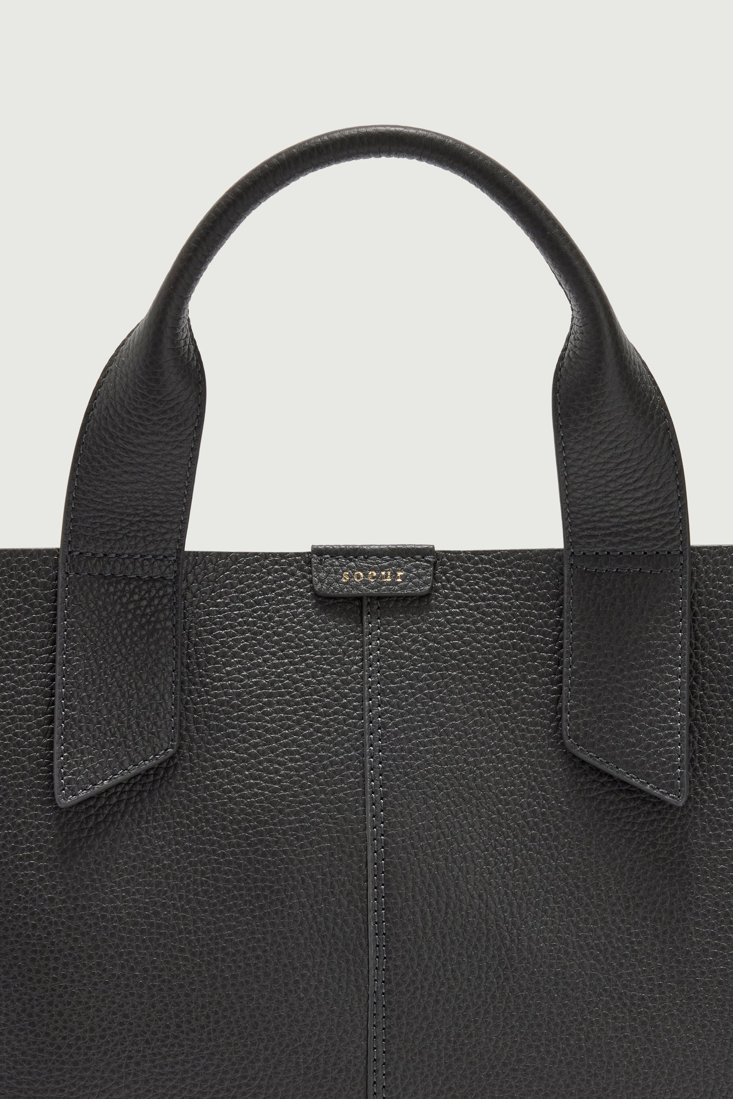 Suave bag – Steel – Leather – Women